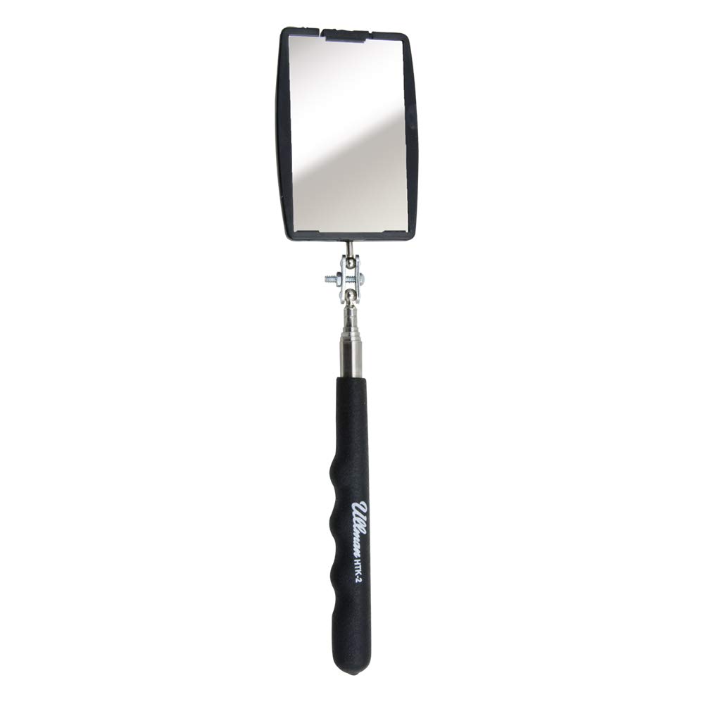 Telescoping Inspection Mirror: Rectangular, Glass Mirror