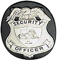 Boston Leather 5840 Oval Clip-On Badge Holder for Shield Shaped Badges