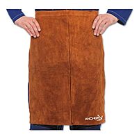 BEST WELDS 902-250 - Split Leg Waist Aprons, 18" x 24" Side Split Cowhide, Lava Brown