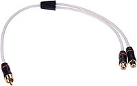 Fusion Performance RCA Cable Splitter - 1 Male to 2 Female - .9'