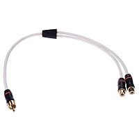 Fusion Performance RCA Cable Splitter - 1 Male to 2 Female - .9'