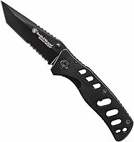 Smith & Wesson Extreme Ops CK10HBS 7.8in S.S. Folding Knife with 3.4in Serrated Tanto Point Blade and S.S. Handle