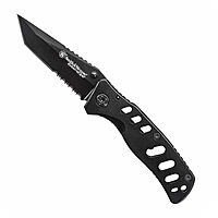 Smith & Wesson Extreme Ops CK10HBS 7.8in S.S. Folding Knife with 3.4in Serrated Tanto Point Blade and S.S. Handle