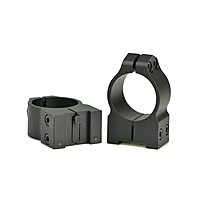 WARNE 1TM Tikka Permanently Attached Scope Rings, Solid Steel, Vertically Split, 1 inch, Med Matte