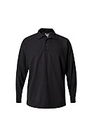 VERTX Mens Coldblack Long-Sleeve Tactical Polo Shirt