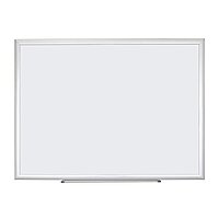 U BRANDS Melamine Non-Magnetic Dry-Erase Board, Silver Aluminum Frame