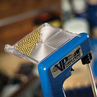 Frankford Arsenal Vibra Prime Universal Automatic Large and Small Primer Tube Filler for Reloading blue