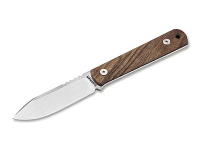 BOKER SOLINGEN BFF PACKLITE WALNUT FIXED BLADE KNIFE