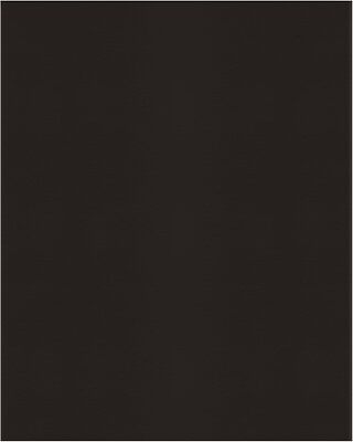 Office Depot® Brand 2-Pocket Folders Without Fasteners, Black, Pack of 25