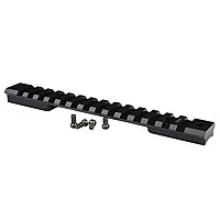 WARNE 7664M Savage SA Mountain Tech Tactical Rail, Tapered 8-40 Screws, 7075/T6 Aluminum