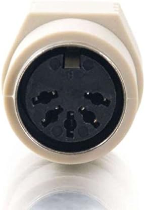 C2G 02475 PS/2 Female to AT Male Keyboard Adapter, Beige Female to AT Male Adapter