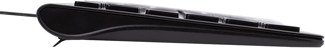 Monoprice Low-Profile Spill-Resistant Silent Keyboard – Membrane Water-Resistant Coating 10 Million Keystrokes