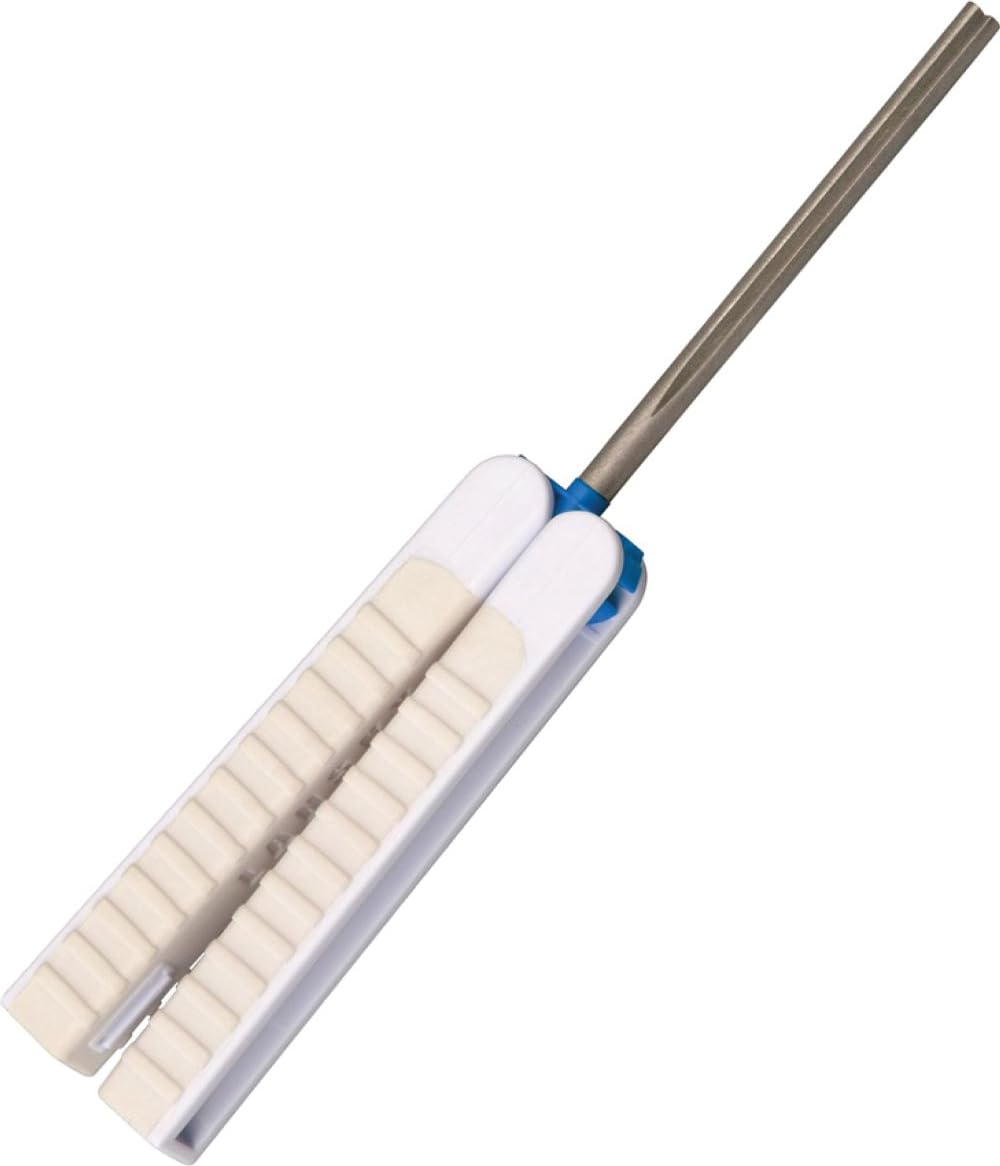 Lansky Folding Diamond Fish Hook & Knife Sharpener | Marine-Grade Fishing Hook Sharpener - LDFHS