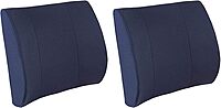 DMI Lumbar Support Pillow for Chair to Assist with Back Support with Removable Washable Cover to Ease Lower Back Pain