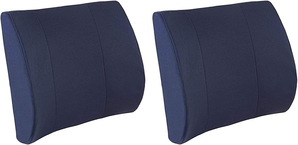 DMI Lumbar Support Pillow for Chair to Assist with Back Support with Removable Washable Cover to Ease Lower Back Pain