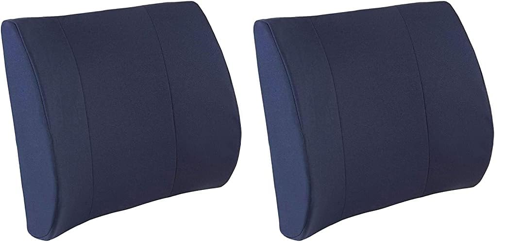 DMI Lumbar Support Pillow for Chair to Assist with Back Support with Removable Washable Cover to Ease Lower Back Pain