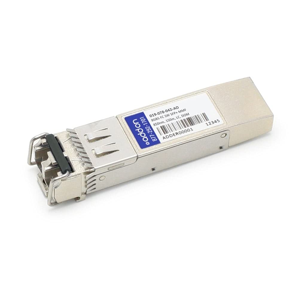 AddOn EMC SFP+ Module - for Data Networking, Optical Network - 1 LC 8GBase-SW Network - Optical Fiber - Multi-Mode
