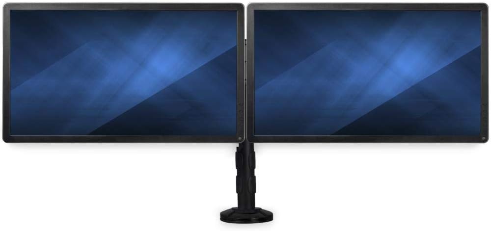 StarTech.com Desk-Mount Dual Monitor Arm - Supports 13''–27'', Low-Profile Clamp/Grommet Mount (ARMBARDUOG)