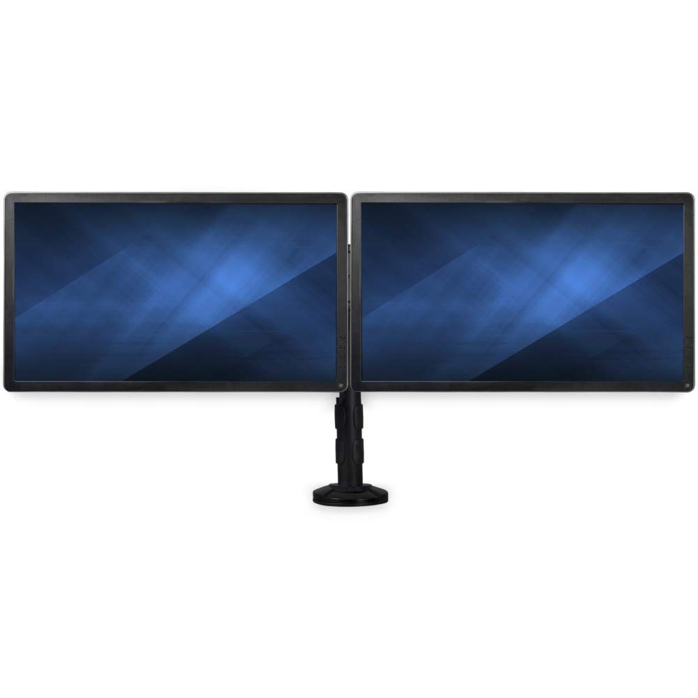 StarTech.com Desk-Mount Dual Monitor Arm - Supports 13''–27'', Low-Profile Clamp/Grommet Mount (ARMBARDUOG)