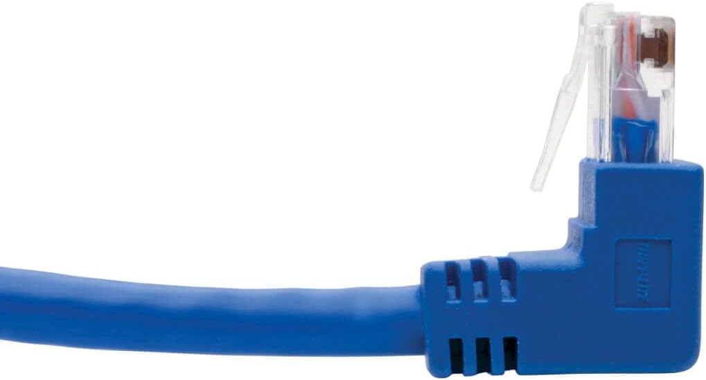 Tripp Lite Cat6 UTP Molded RJ45 Patch Cable, Blue (Up-Angle/Down-Angle/Left-Angle)