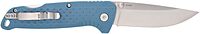 SOG Adventurer LB 3" Lightweight Portable Outdoor Folding Knife | CRYO 5CR15MOV Steel | GRN Handle | Lock-Back - BLUE/SATIN