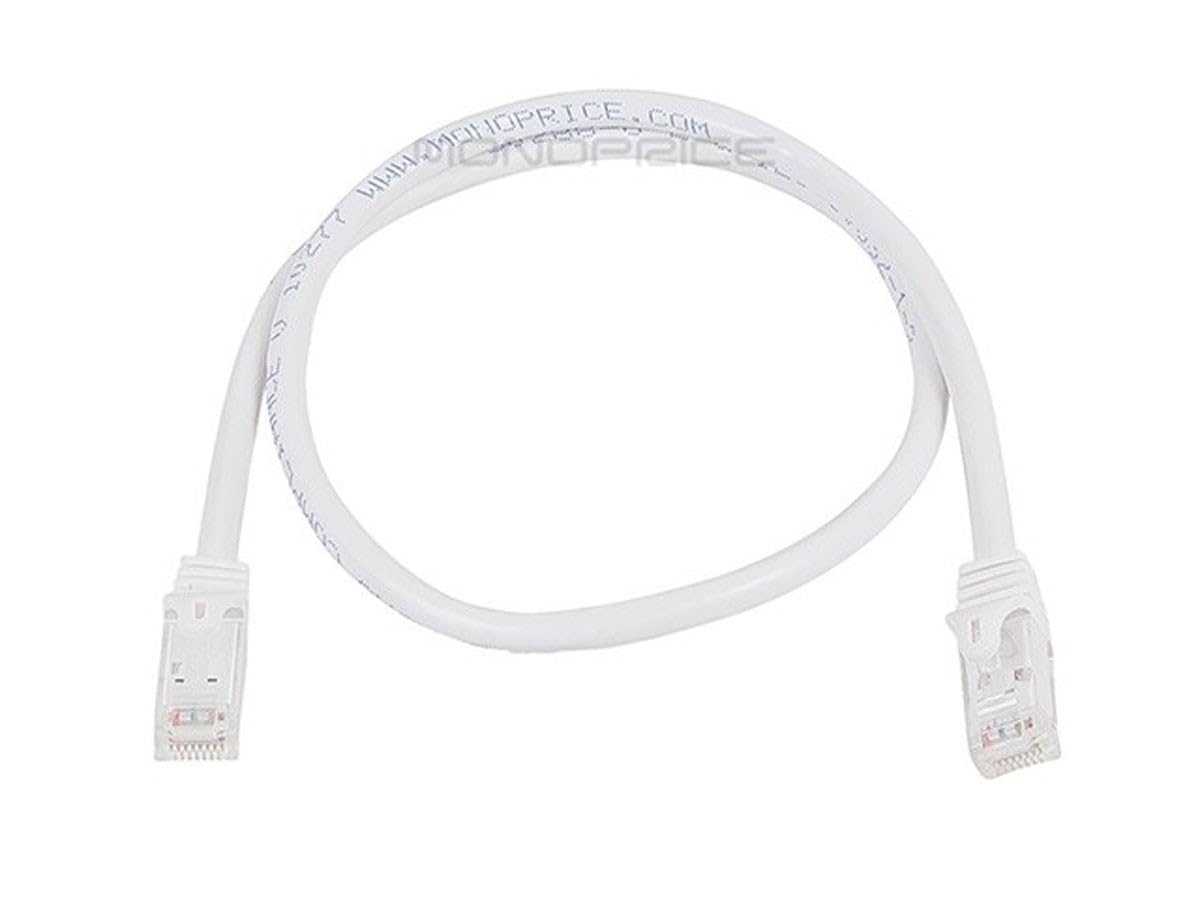 Monoprice Cat6 Flexboot Ethernet Patch Cable UTP 24AWG 550MHz Snagless RJ45