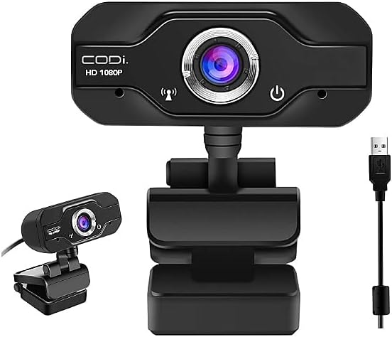 CODi Aquila HD 1080P Fixed-Focus Webcam