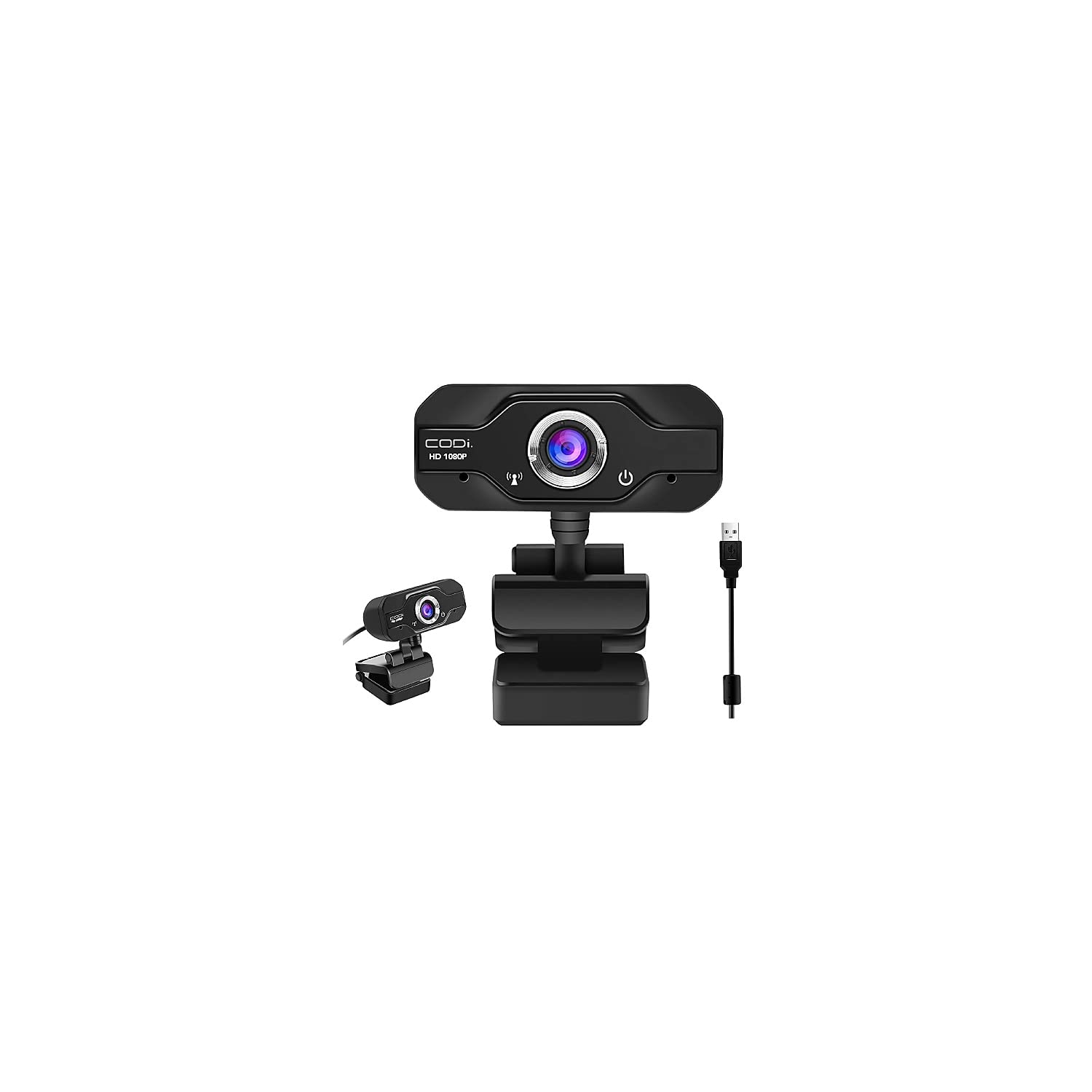 CODi Aquila HD 1080P Fixed-Focus Webcam