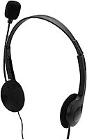 Adesso Xtream H4 - 3.5mm Stereo Headset with Microphone - Noise Cancelling - Wired- 6 ft cable- Lightweight - XTREAMH4