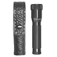STALLION LEATHER Tactical Flashlight Covered Holder