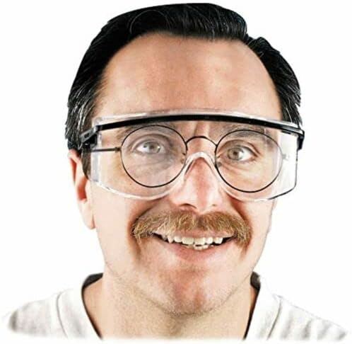 Honeywell Uvex Astro Otg 3001 Wraparound Safety Glasses, Black Plastic Frame, Clear Lens