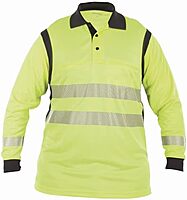 Elbeco Men's UFX Ultra-Light Long Sleeve Hi-Vis Polo Shirt