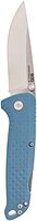 SOG Adventurer LB 3" Lightweight Portable Outdoor Folding Knife | CRYO 5CR15MOV Steel | GRN Handle | Lock-Back - BLUE/SATIN