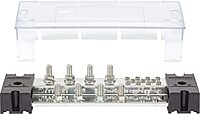 Blue Sea PowerBar 1000 - 8 x 3/8" Studs w/Cover, 1000A