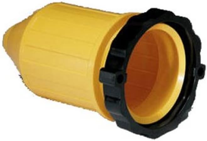 Marinco 7715ELN Weatherproof Cover with Easy Lock Ring for Marinco Marine Electrical 50-Amp Connectors (6360CRN and 6364CRN