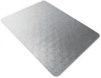 Floortex Ultimat Polycarbonate Rectangular Chair Mat For Carpets Up To 1/2in, 35in x 47in, Clear