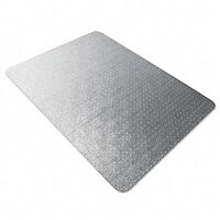 Floortex Ultimat Polycarbonate Rectangular Chair Mat For Carpets Up To 1/2in, 35in x 47in, Clear