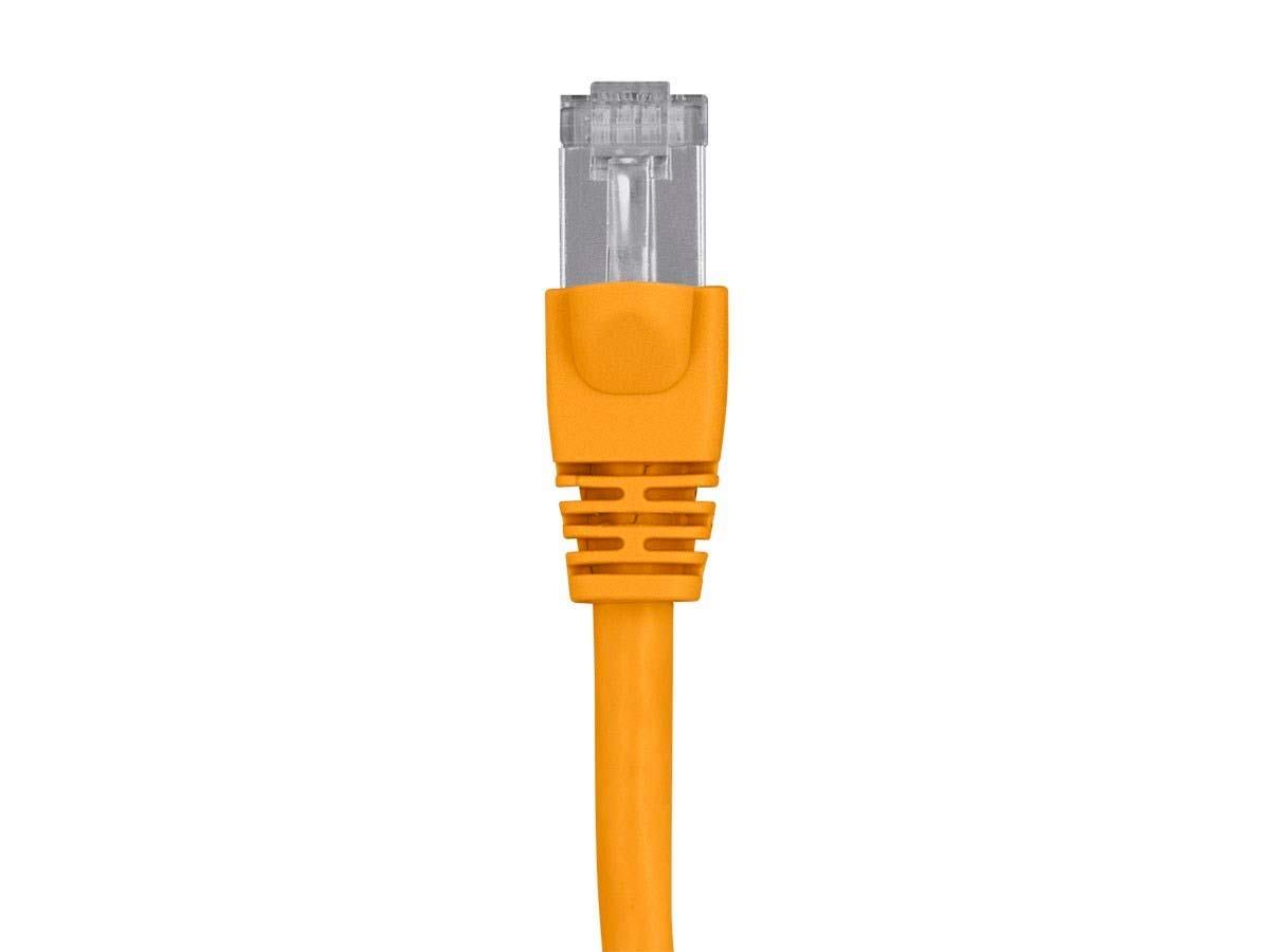 Monoprice Cat6A Shielded (S/FTP) Ethernet Patch Cable - 26AWG Pure Bare Copper Snagless RJ45 Fullboot