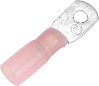 Pacer 8 AWG Heat Shrink Ring Terminal - #10 Stud Size - 25 Pack