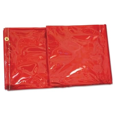 BEST WELDS 902-CURTAIN-5X8-ORG - Welding Curtain, 8ft X 5ft, PVC, Orange, 14 mil