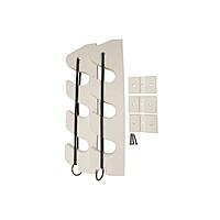 TACO Metals Taco Marine P03-133W 3-Rod Bungee Rod Holder - Pair, White