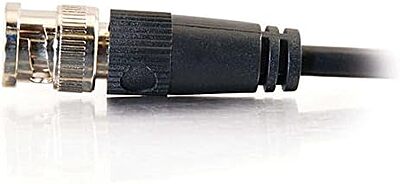 C2G 03186 RG58 BNC Thinnet Coax Cable, Black (15 Feet, 4.57 Meters)