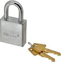 American Lock A5200KA XJ12 1-3/4 in. Padlock Solid Steel Body KAA