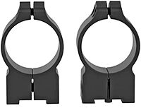WARNE Permanent Attached Matte Scope Rings for Tikka Grooved Receiver