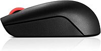 Lenovo Essential Compact Wireless Mouse - Optical - Radio Frequency - Black - USB - 1000 dpi - 3 Button(s) - Symmetrical