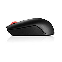 Lenovo Essential Compact Wireless Mouse - Optical - Radio Frequency - Black - USB - 1000 dpi - 3 Button(s) - Symmetrical
