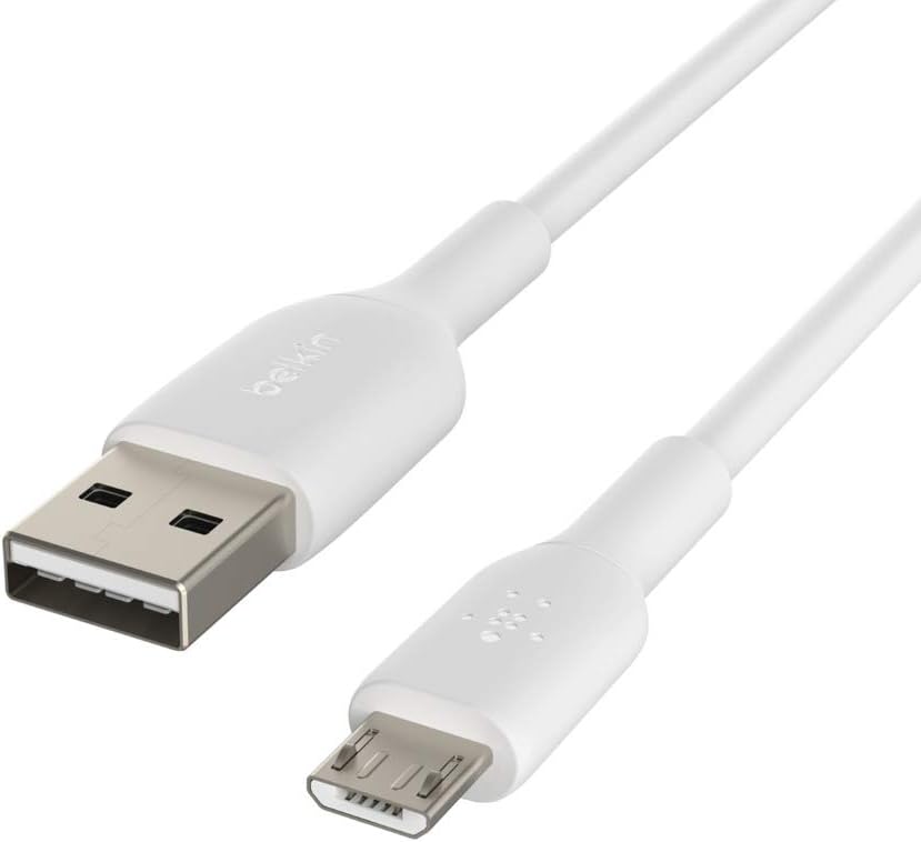 Belkin CAB005bt1MWH 3.3-Foot BOOSTCHARGE USB-A to Micro-B (White)