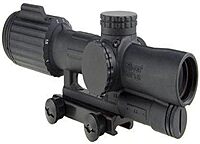 Trijicon VCOG 1-6x24 Riflescope with Green Segmented Circle/Crosshair Reticle and Thumb Screw Mount