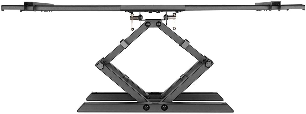 Monoprice Commercial Full Motion TV Wall Mount Bracket for 43" to 90" TVs up to 132lbs, Max VESA 800x400, Fits Curved Screens