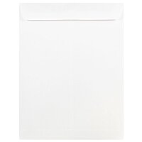 JAM Paper Open-End Catalog Envelopes with Gummed Closure - White